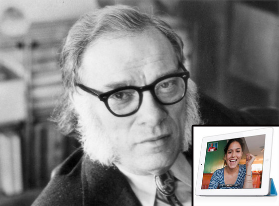 Isaac Asimov, IPad Facetime Isaac Asimov, IPad Facetime